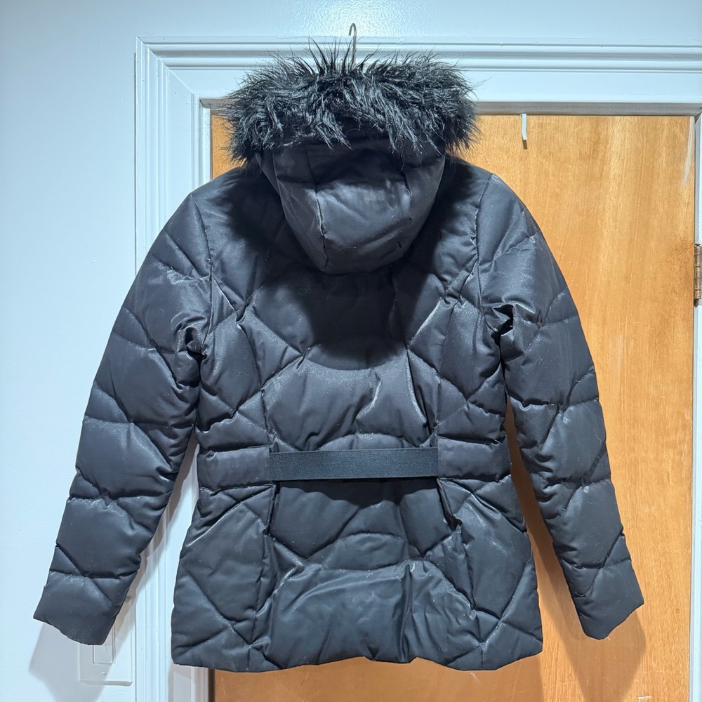 The North Face Black Ski Jacket with Fur Hood